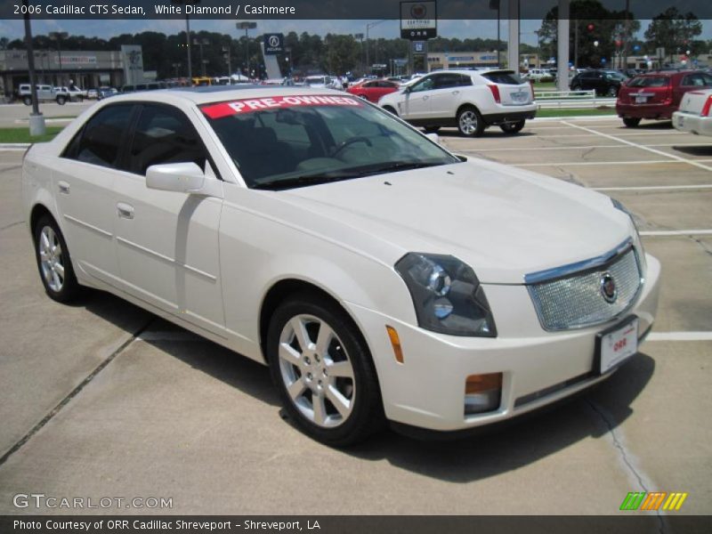 White Diamond / Cashmere 2006 Cadillac CTS Sedan