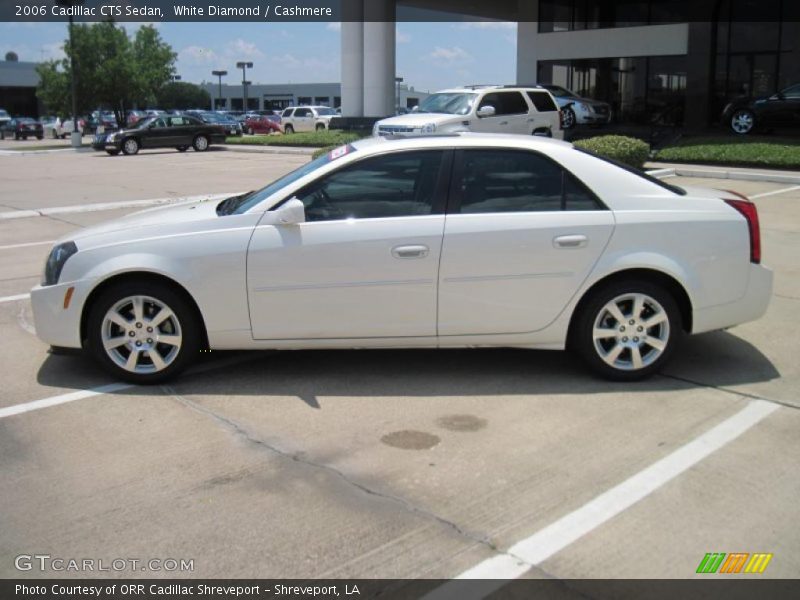 White Diamond / Cashmere 2006 Cadillac CTS Sedan