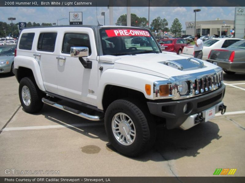 Birch White / Light Cashmere 2008 Hummer H3