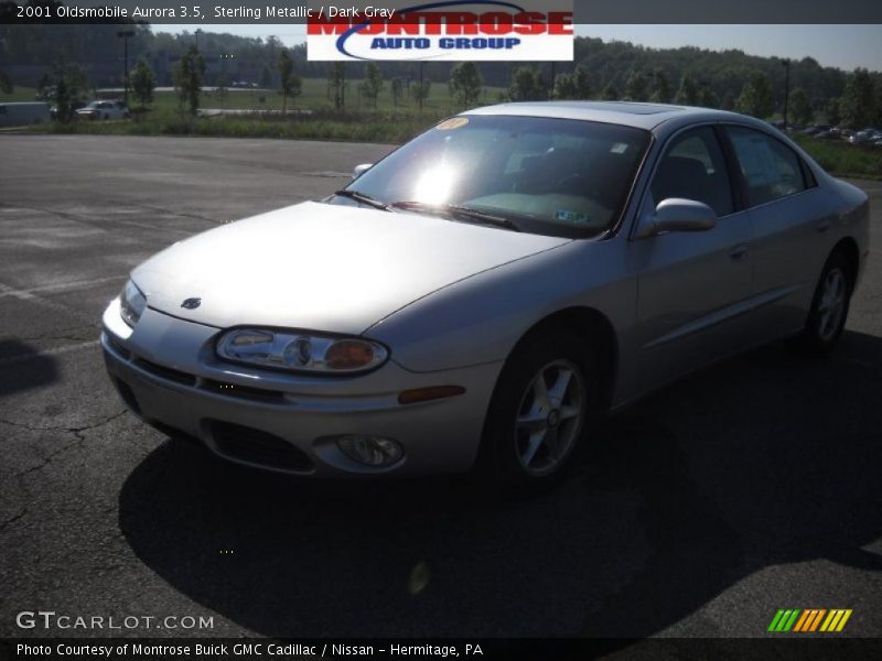 Sterling Metallic / Dark Gray 2001 Oldsmobile Aurora 3.5