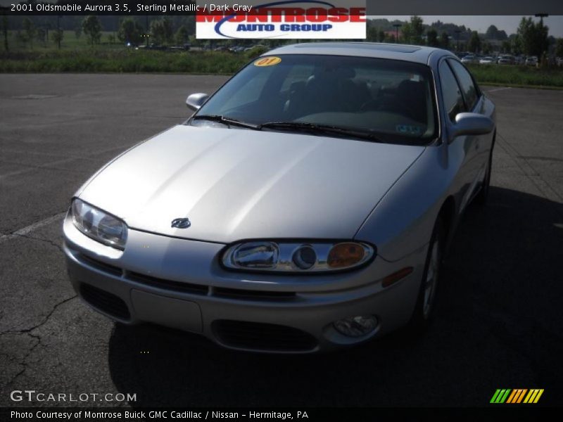 Sterling Metallic / Dark Gray 2001 Oldsmobile Aurora 3.5