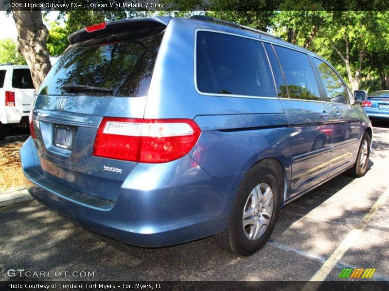 Ocean Mist Metallic / Gray 2006 Honda Odyssey EX-L