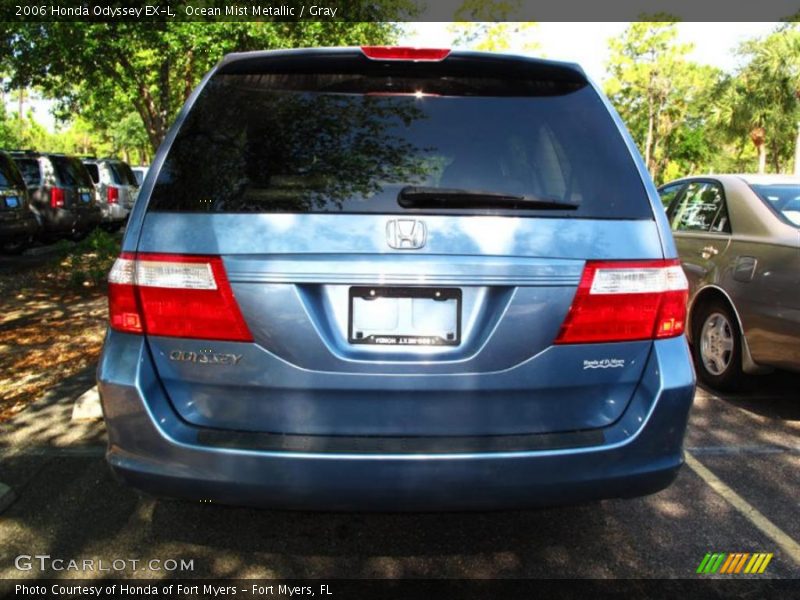 Ocean Mist Metallic / Gray 2006 Honda Odyssey EX-L