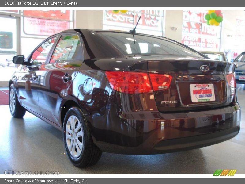 Dark Cherry / Coffee 2010 Kia Forte EX
