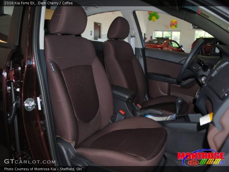 Dark Cherry / Coffee 2010 Kia Forte EX