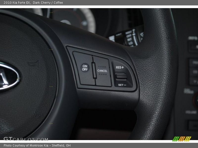 Dark Cherry / Coffee 2010 Kia Forte EX