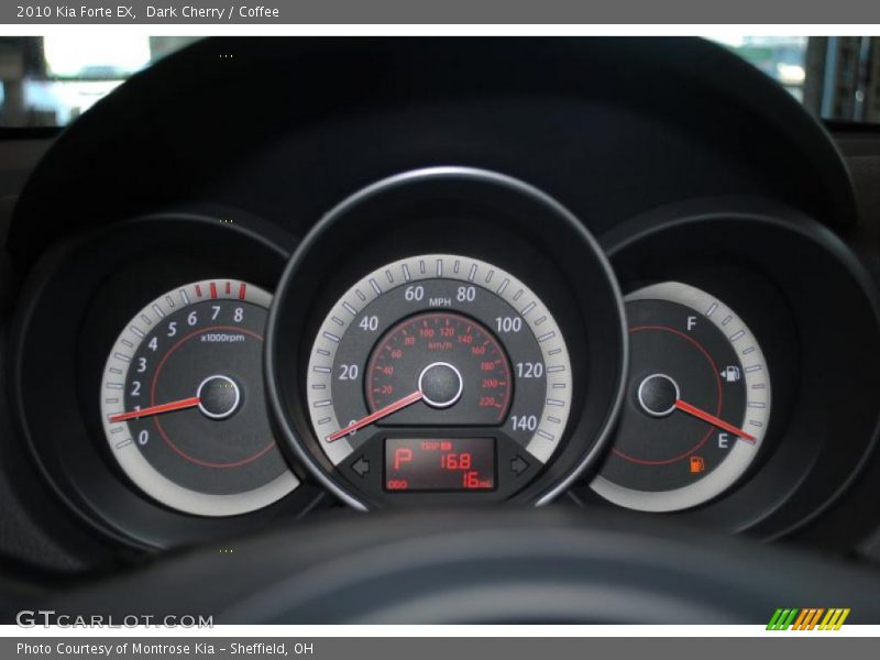 Dark Cherry / Coffee 2010 Kia Forte EX