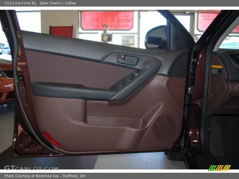 Dark Cherry / Coffee 2010 Kia Forte EX