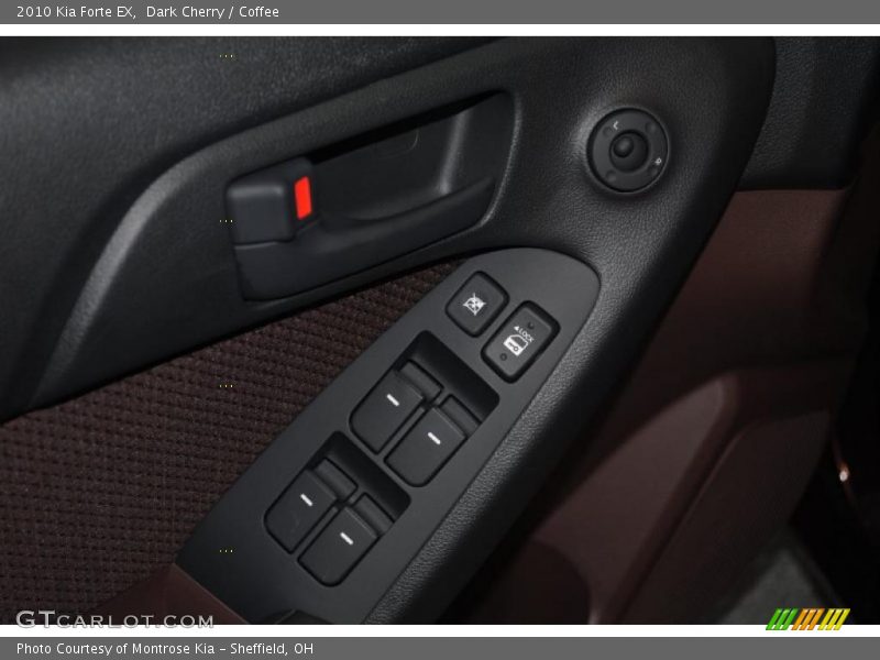 Dark Cherry / Coffee 2010 Kia Forte EX