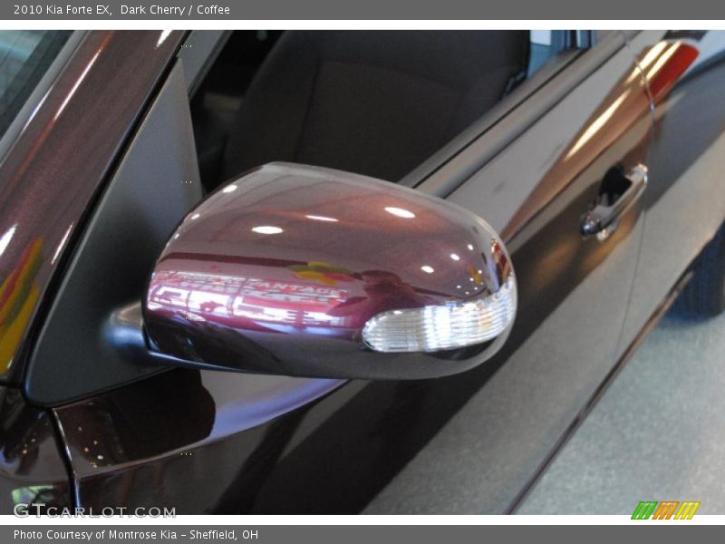 Dark Cherry / Coffee 2010 Kia Forte EX