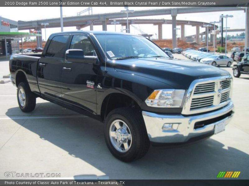 Brilliant Black Crystal Pearl / Dark Slate/Medium Graystone 2010 Dodge Ram 2500 Lone Star Edition Crew Cab 4x4
