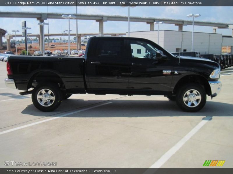 Brilliant Black Crystal Pearl / Dark Slate/Medium Graystone 2010 Dodge Ram 2500 Lone Star Edition Crew Cab 4x4