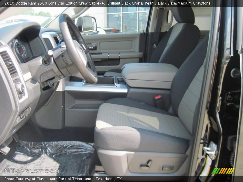 Brilliant Black Crystal Pearl / Dark Slate/Medium Graystone 2010 Dodge Ram 2500 Lone Star Edition Crew Cab 4x4