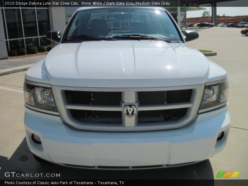 Stone White / Dark Slate Gray/Medium Slate Gray 2010 Dodge Dakota Lone Star Crew Cab