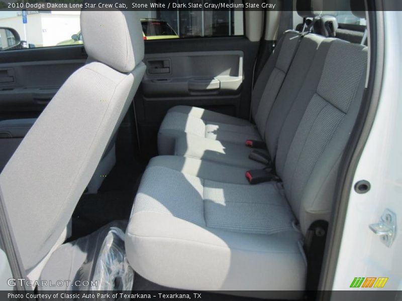 Stone White / Dark Slate Gray/Medium Slate Gray 2010 Dodge Dakota Lone Star Crew Cab