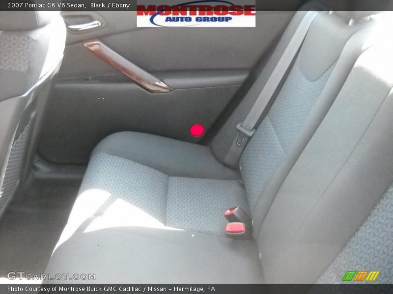 Black / Ebony 2007 Pontiac G6 V6 Sedan