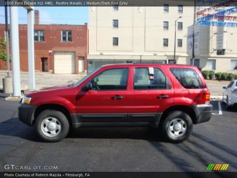Redfire Metallic / Medium/Dark Flint Grey 2005 Ford Escape XLS 4WD