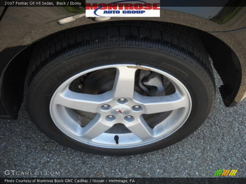 Black / Ebony 2007 Pontiac G6 V6 Sedan