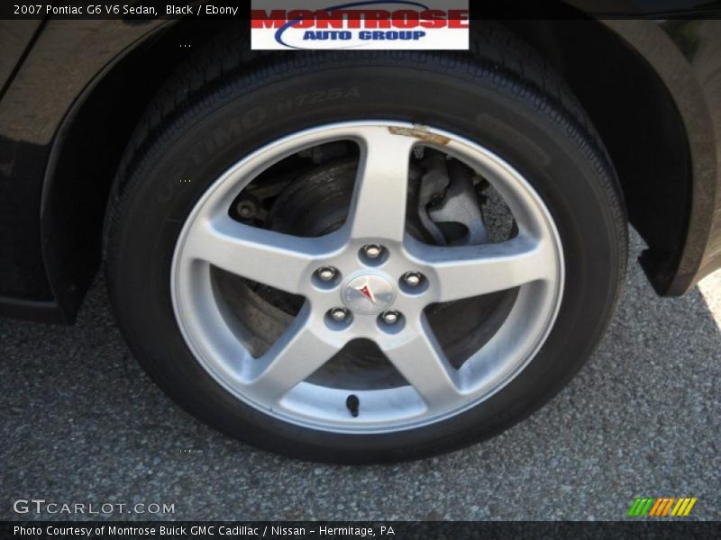 Black / Ebony 2007 Pontiac G6 V6 Sedan