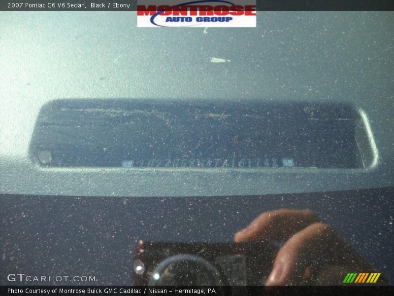 Black / Ebony 2007 Pontiac G6 V6 Sedan