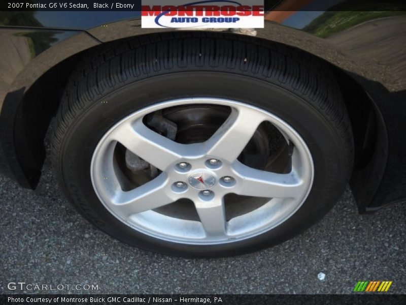 Black / Ebony 2007 Pontiac G6 V6 Sedan