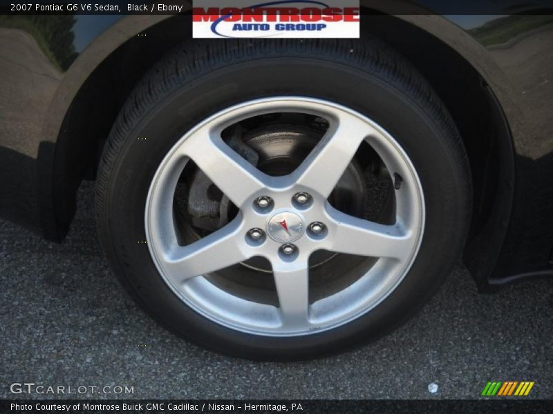 Black / Ebony 2007 Pontiac G6 V6 Sedan