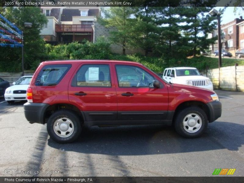 Redfire Metallic / Medium/Dark Flint Grey 2005 Ford Escape XLS 4WD