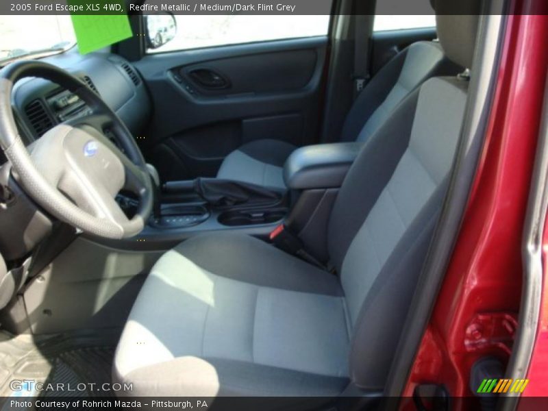 Redfire Metallic / Medium/Dark Flint Grey 2005 Ford Escape XLS 4WD
