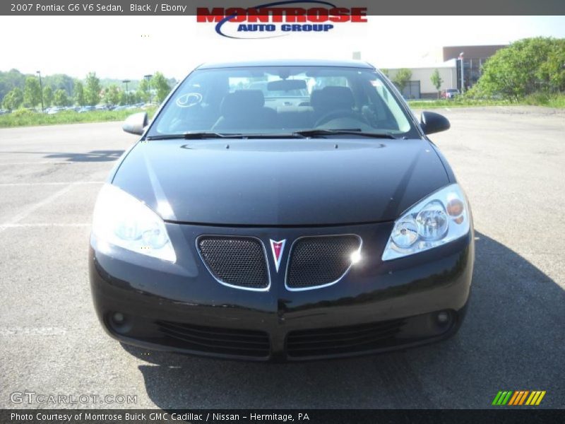 Black / Ebony 2007 Pontiac G6 V6 Sedan