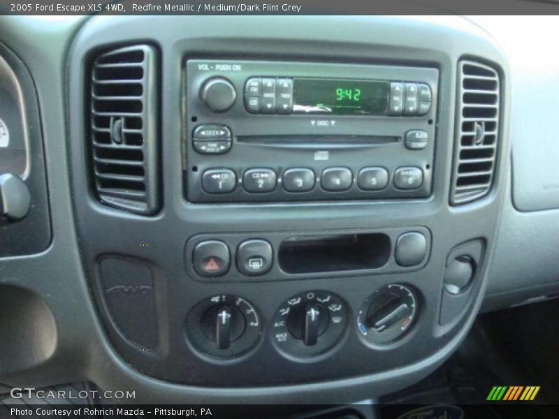 Redfire Metallic / Medium/Dark Flint Grey 2005 Ford Escape XLS 4WD