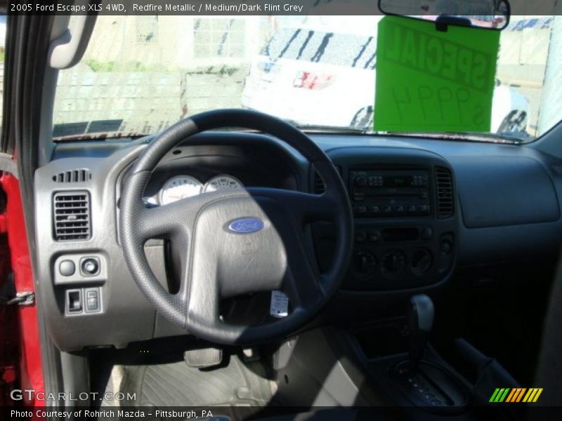 Redfire Metallic / Medium/Dark Flint Grey 2005 Ford Escape XLS 4WD