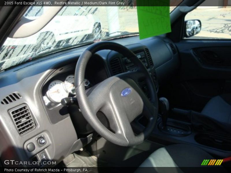 Redfire Metallic / Medium/Dark Flint Grey 2005 Ford Escape XLS 4WD