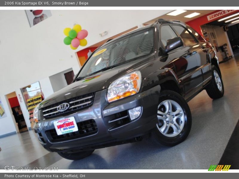 Smoky Brown / Beige 2006 Kia Sportage EX V6