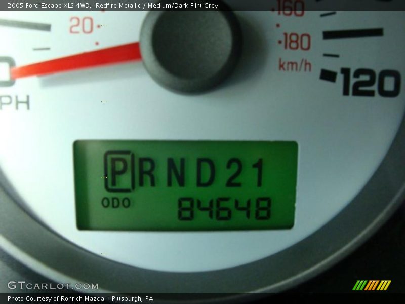 Redfire Metallic / Medium/Dark Flint Grey 2005 Ford Escape XLS 4WD