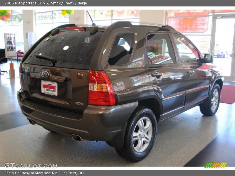 Smoky Brown / Beige 2006 Kia Sportage EX V6