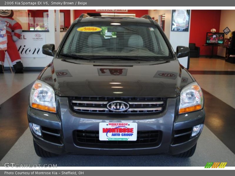 Smoky Brown / Beige 2006 Kia Sportage EX V6