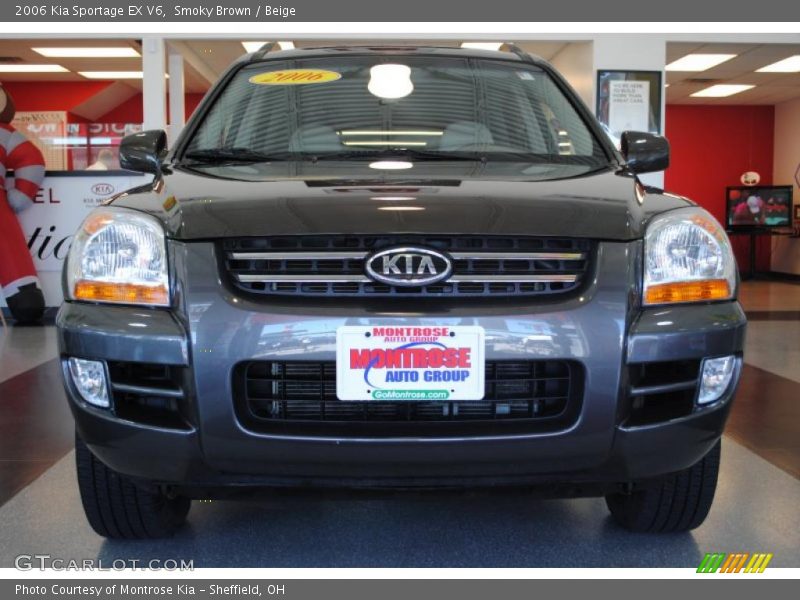 Smoky Brown / Beige 2006 Kia Sportage EX V6