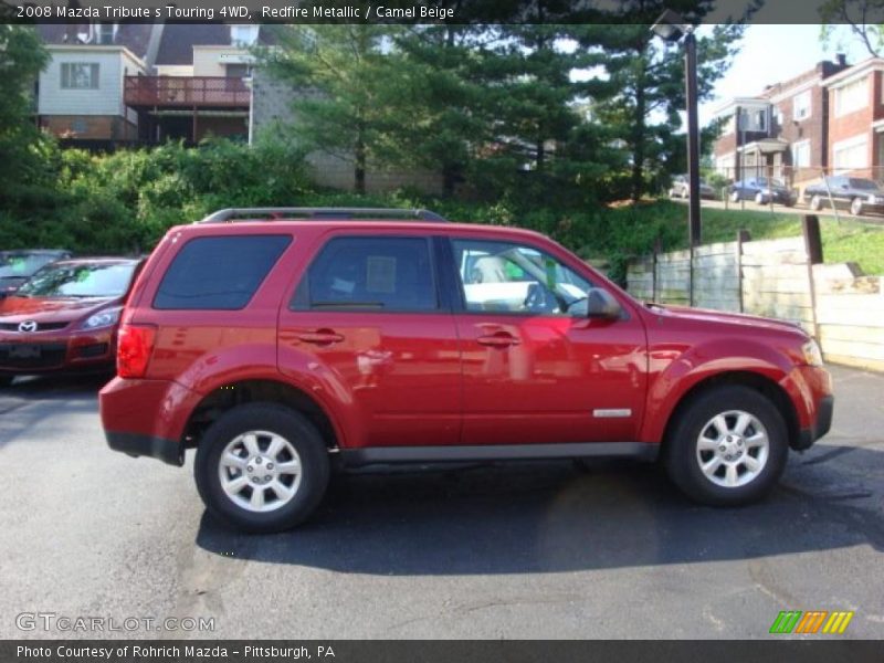 Redfire Metallic / Camel Beige 2008 Mazda Tribute s Touring 4WD