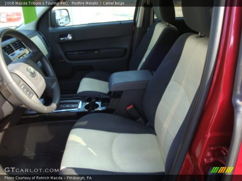 Redfire Metallic / Camel Beige 2008 Mazda Tribute s Touring 4WD