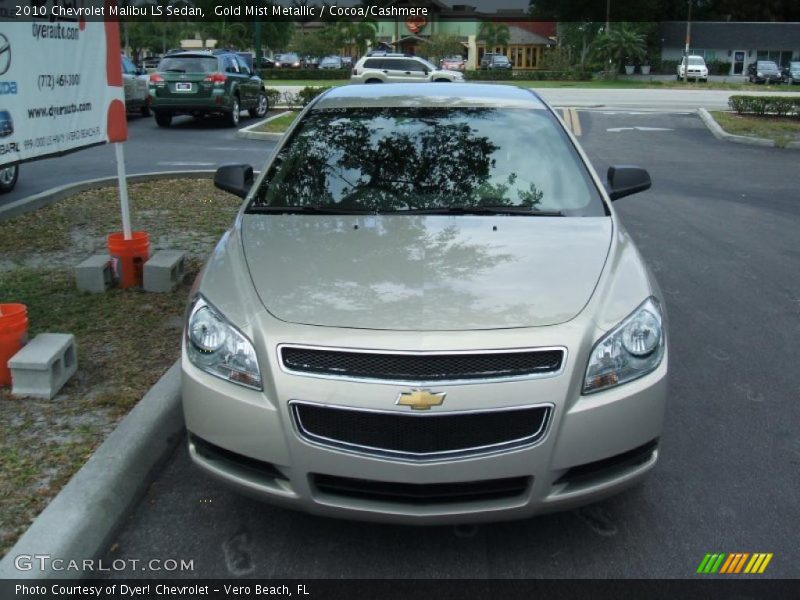 Gold Mist Metallic / Cocoa/Cashmere 2010 Chevrolet Malibu LS Sedan