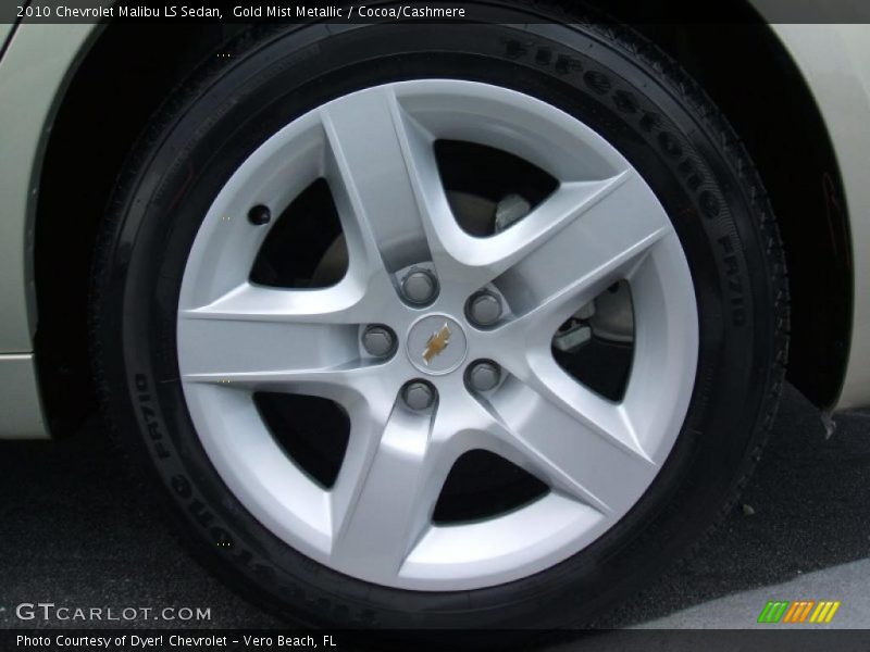 Gold Mist Metallic / Cocoa/Cashmere 2010 Chevrolet Malibu LS Sedan