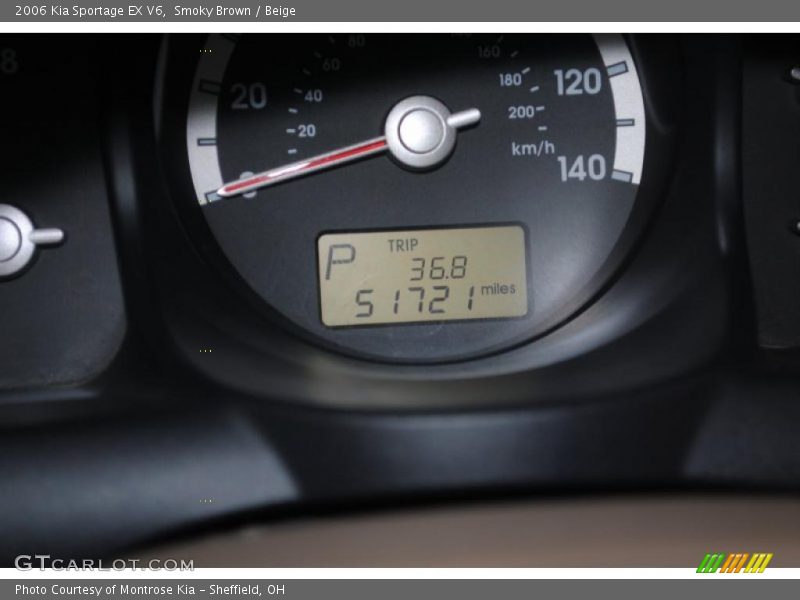 Smoky Brown / Beige 2006 Kia Sportage EX V6