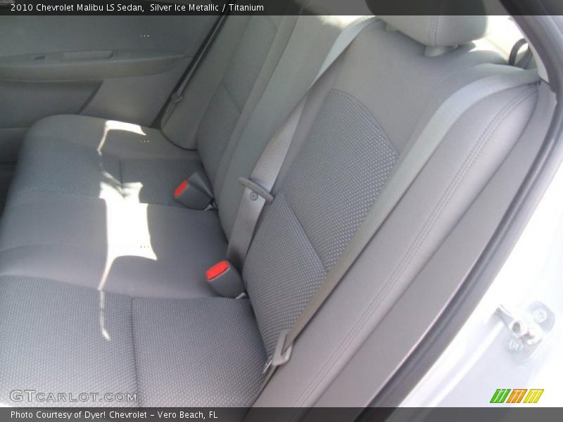 Silver Ice Metallic / Titanium 2010 Chevrolet Malibu LS Sedan