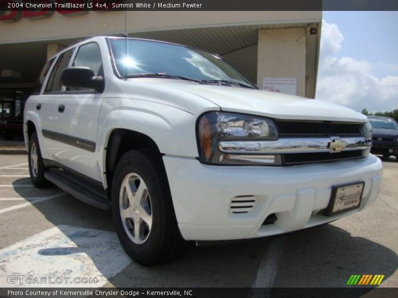 Summit White / Medium Pewter 2004 Chevrolet TrailBlazer LS 4x4