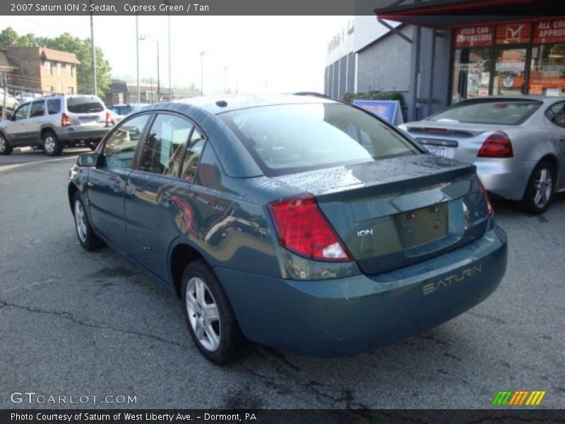 Cypress Green / Tan 2007 Saturn ION 2 Sedan