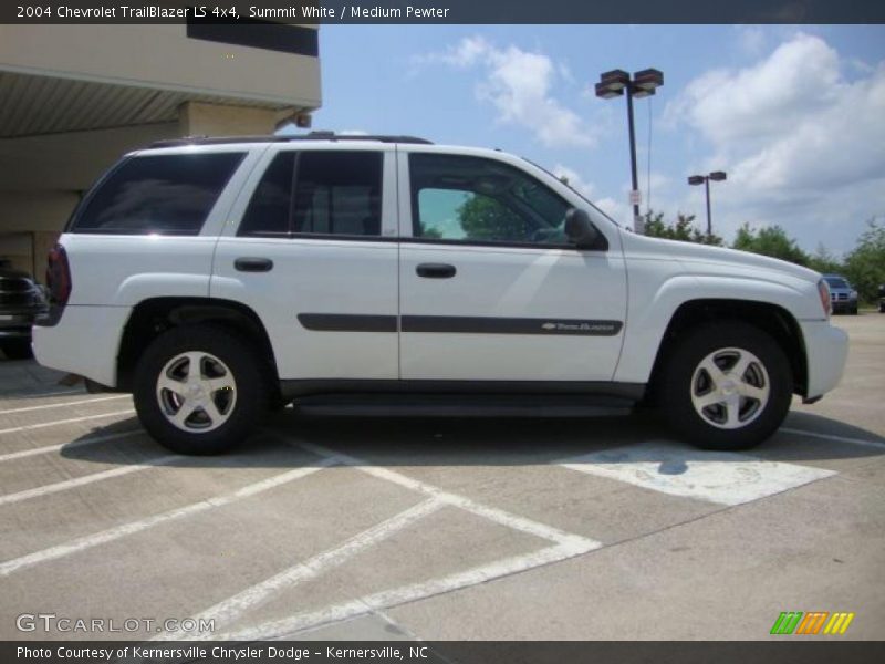 Summit White / Medium Pewter 2004 Chevrolet TrailBlazer LS 4x4