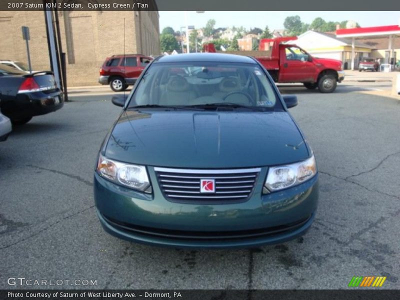 Cypress Green / Tan 2007 Saturn ION 2 Sedan