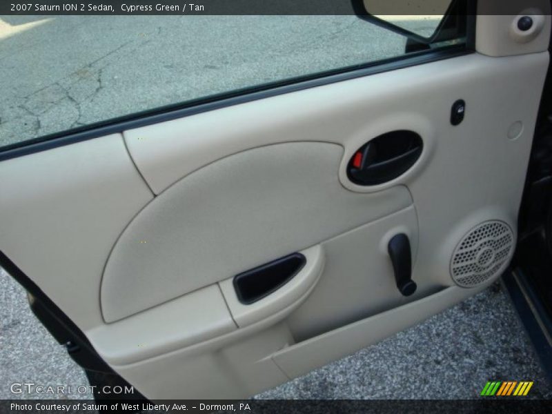 Cypress Green / Tan 2007 Saturn ION 2 Sedan