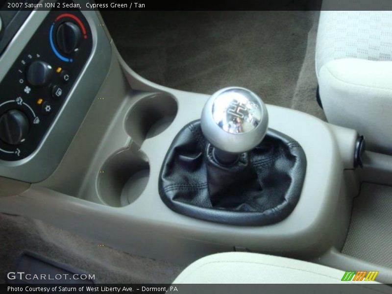 Cypress Green / Tan 2007 Saturn ION 2 Sedan