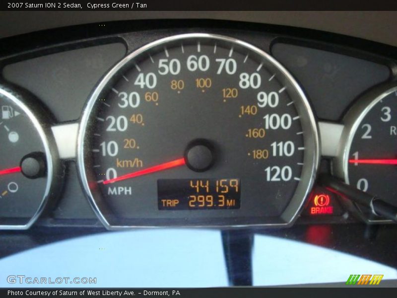 Cypress Green / Tan 2007 Saturn ION 2 Sedan
